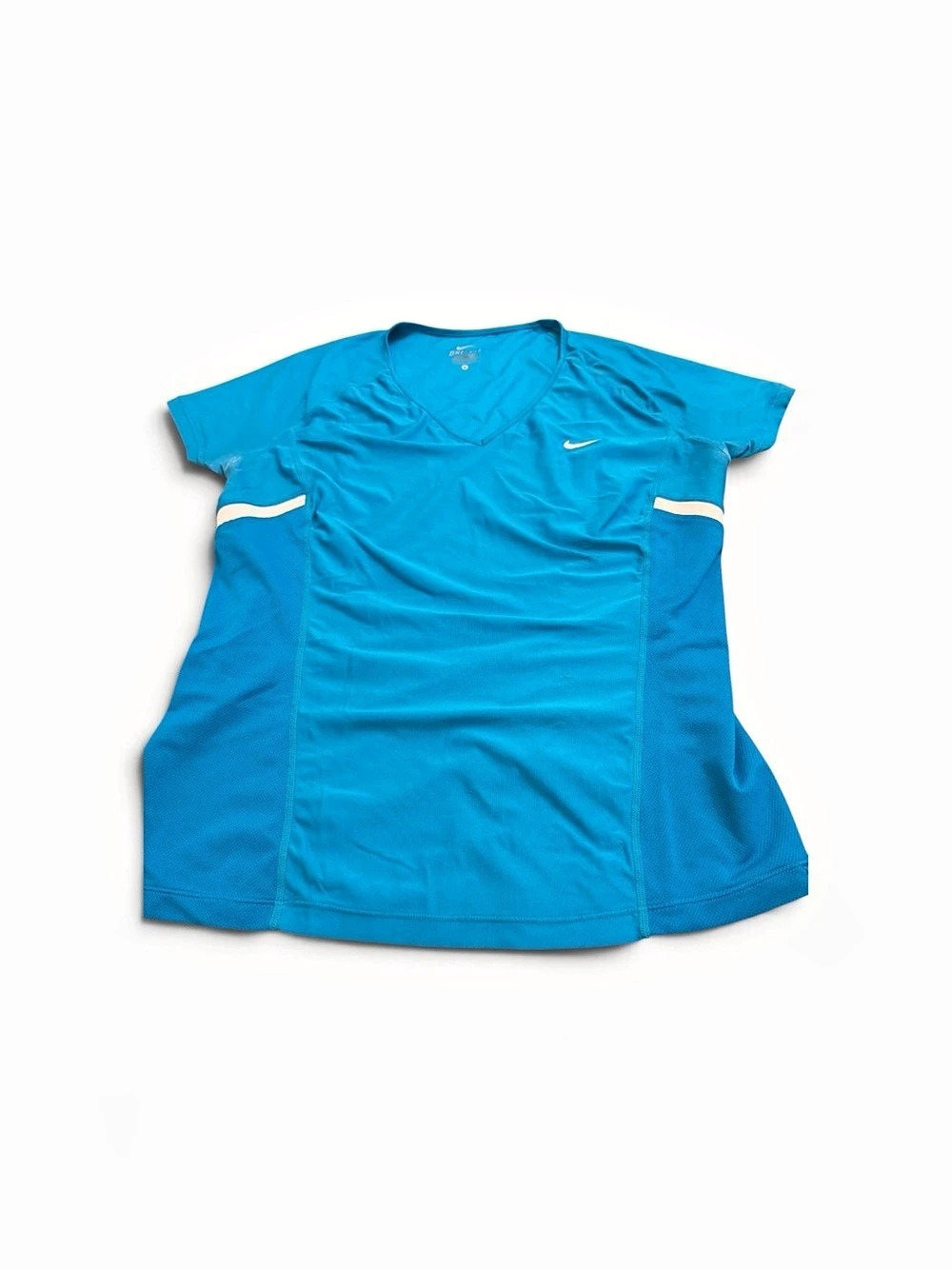 Nike Short Sleeve Athletic Tee in Blue Size Large